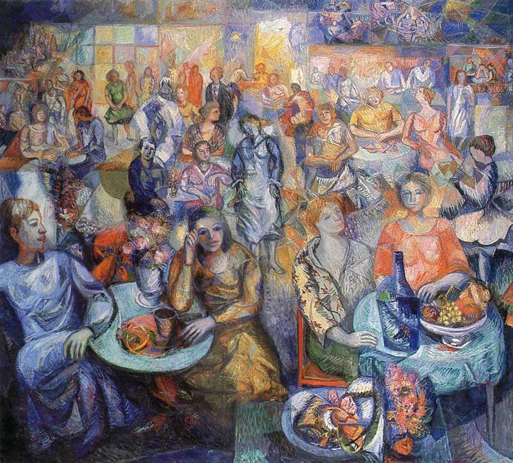 Al-caffe-oil-on-canvas-200x180cm-1989