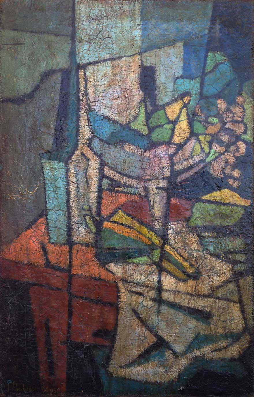 Composition-oil-on-canvas-(55x75cm)-1956