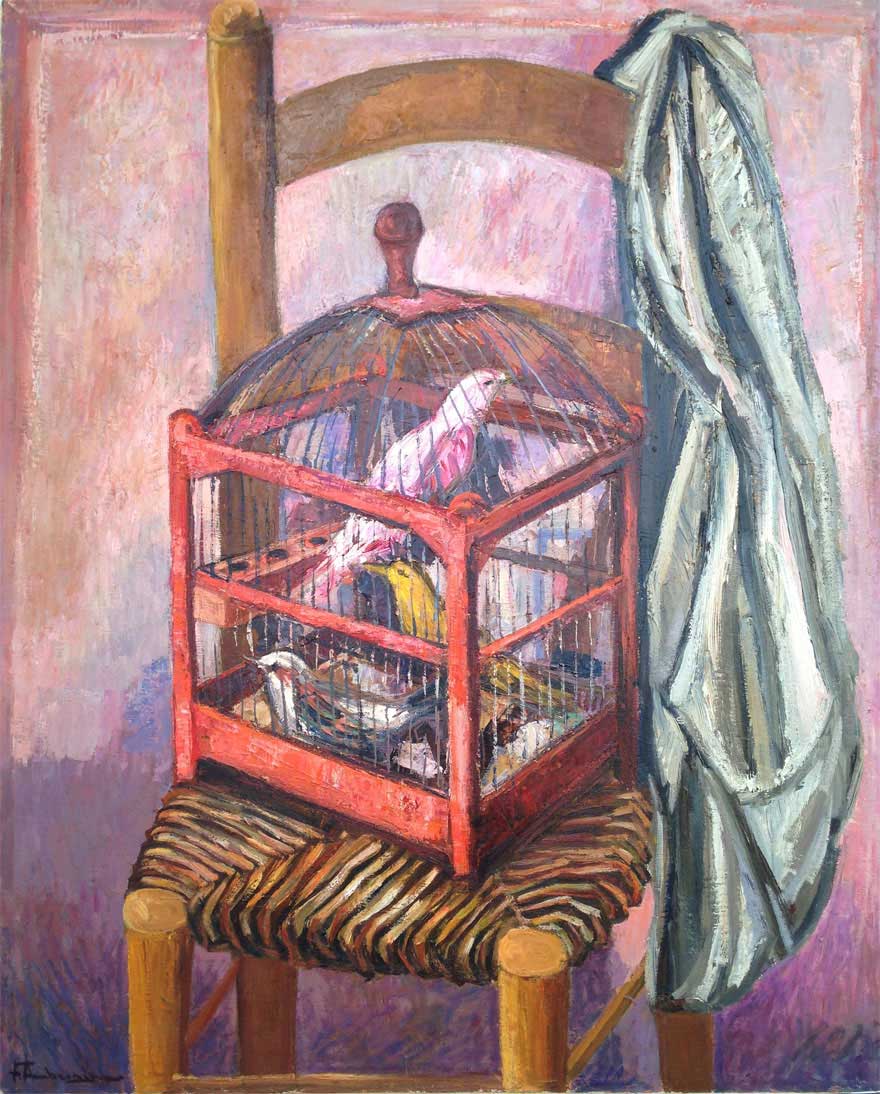 La-gabbia-rosa-oil-on-canvas-80x100cm-1980